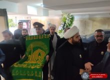 حضر حجة الإسلام والمسلمون فلاحي إلى منزل الشهيد حسين أمير عبد اللهيان مع الإمام الرضا (عليه السلام).